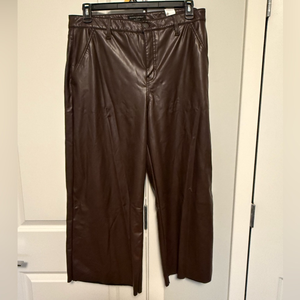 Banana Republic Brown Leather Pants